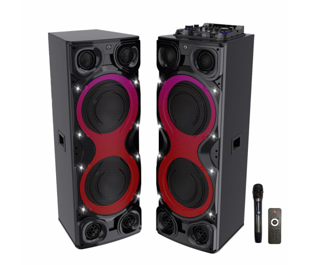 MANTA MINOS PRO SPK1204X800D zestaw głośników BT, karaoke + imkrofon - 1476990 - zdjęcie